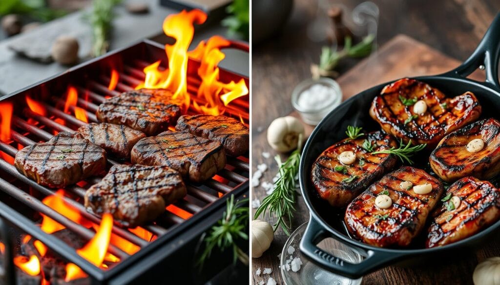 Grilling and Pan-Searing Steak