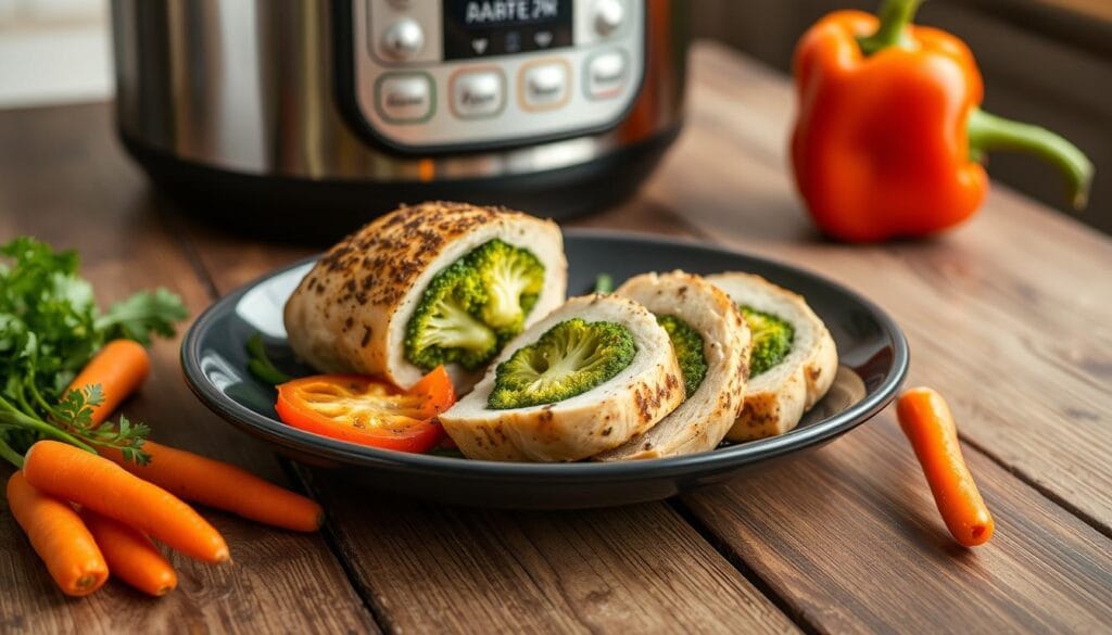 barber foods broccoli stuffed chicken instant pot recipe