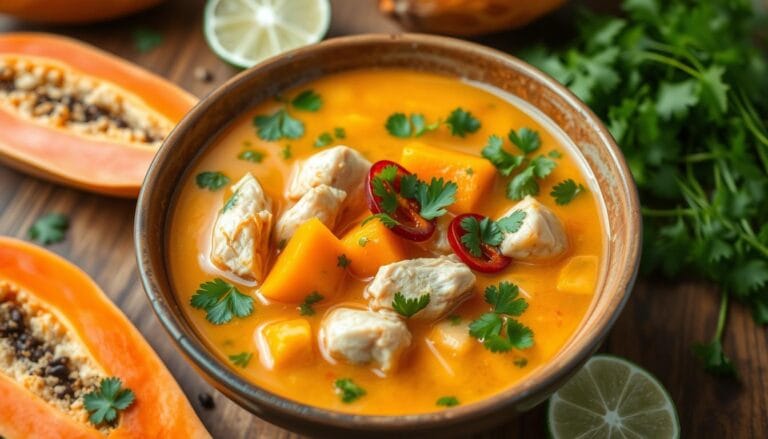 chicken papaya soup recipe