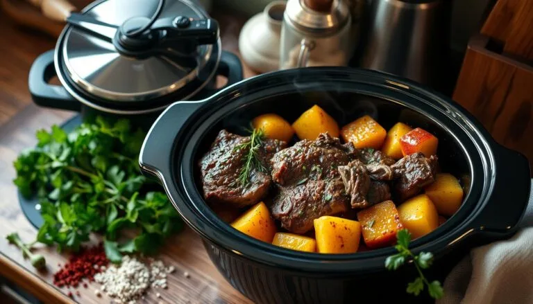 easy crockpot steak and potatoes recipe