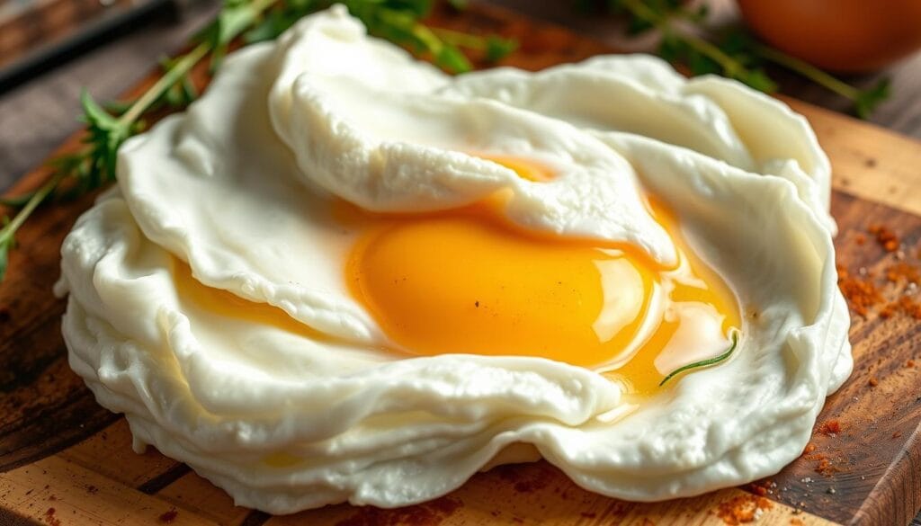 folded egg whites