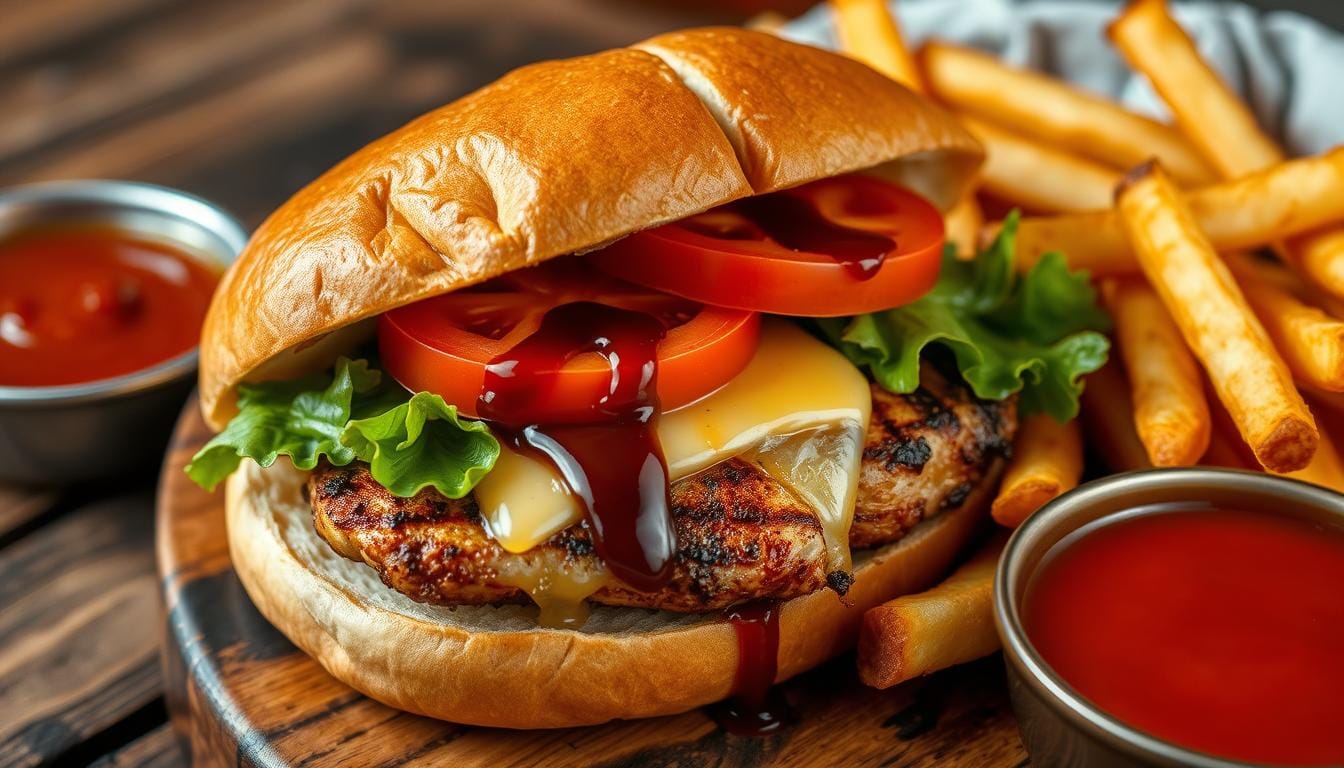 grilled chicken sandwich with a1 sauce recipe