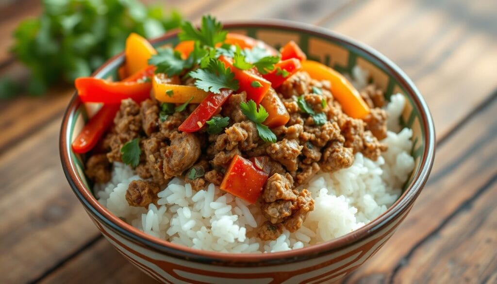 ground turkey and rice