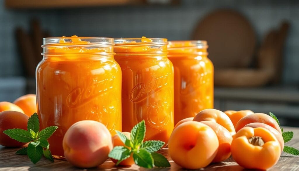 homemade apricot preserves