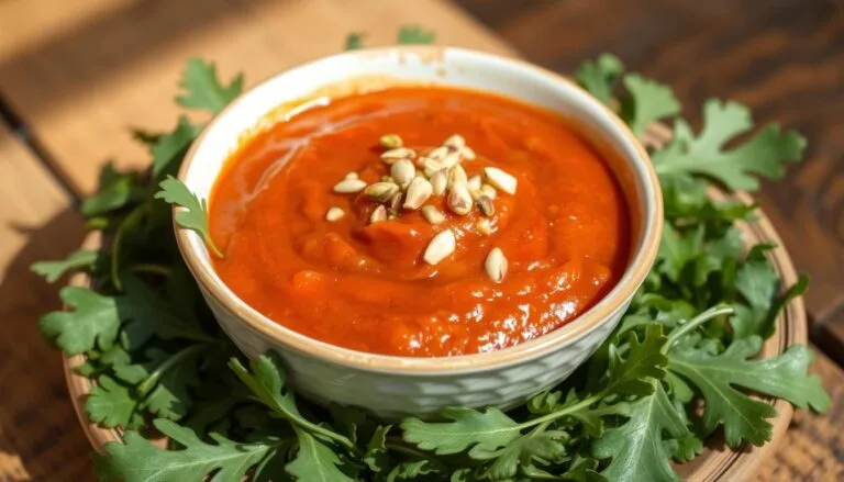 red pepper sauce arugula pistachio pesto recipe