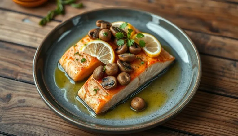 salmon mushroom recipe