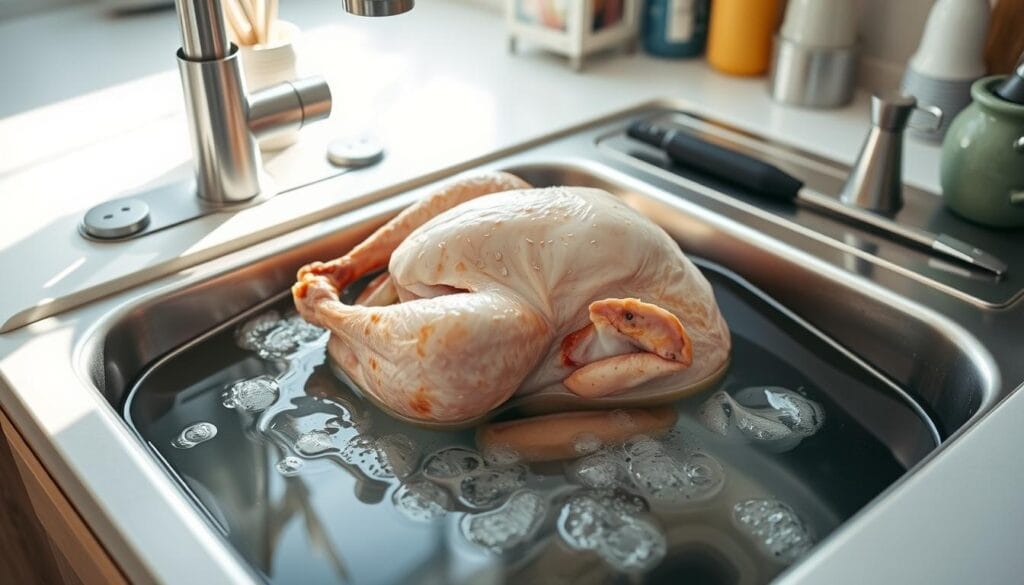 turkey thawing