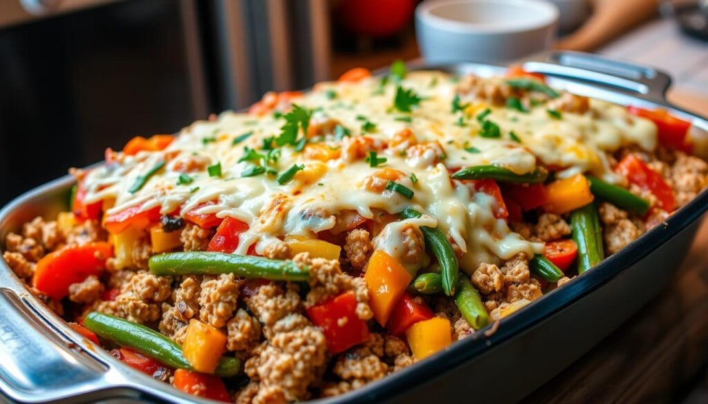 vegetable-packed turkey casserole