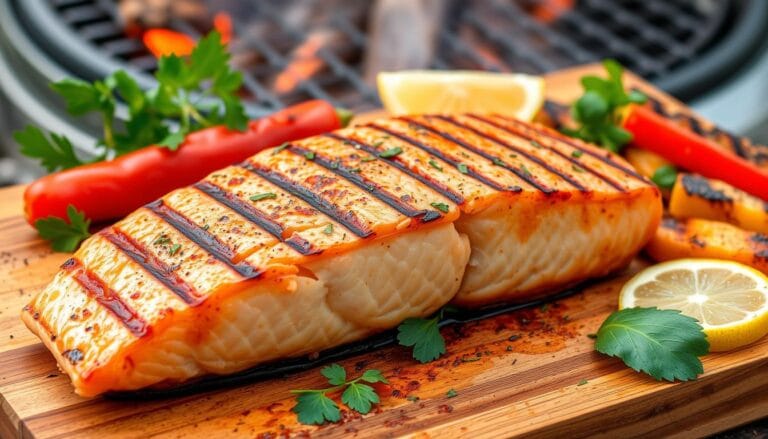 what unit to flip salmon on the grill recipe