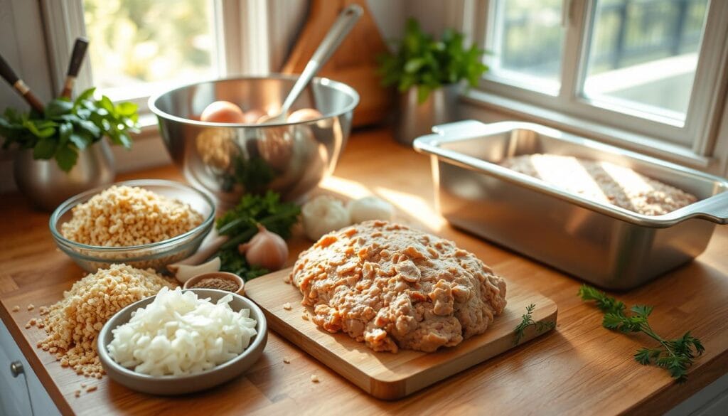 Chicken Meatloaf Preparation