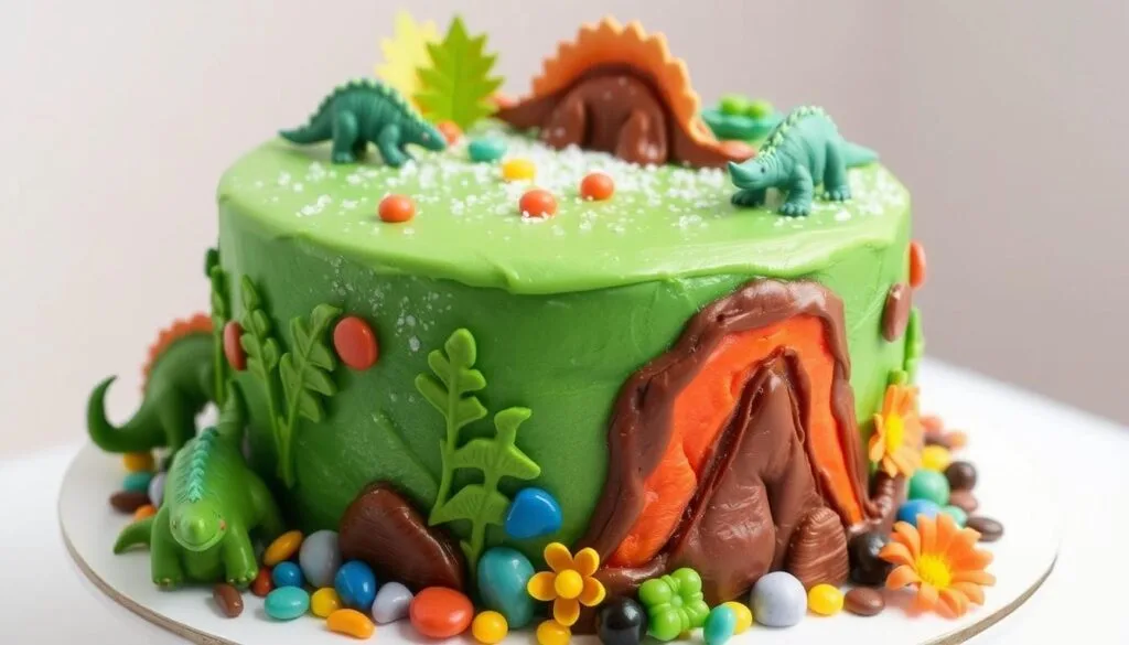 decorative elements for dinosaur cake