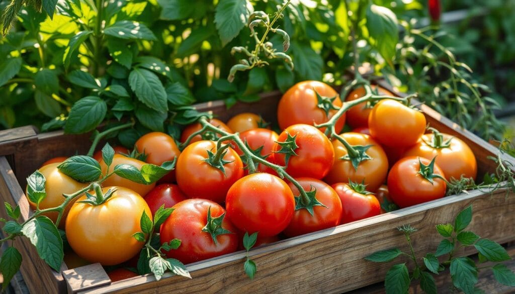 garden-fresh tomatoes