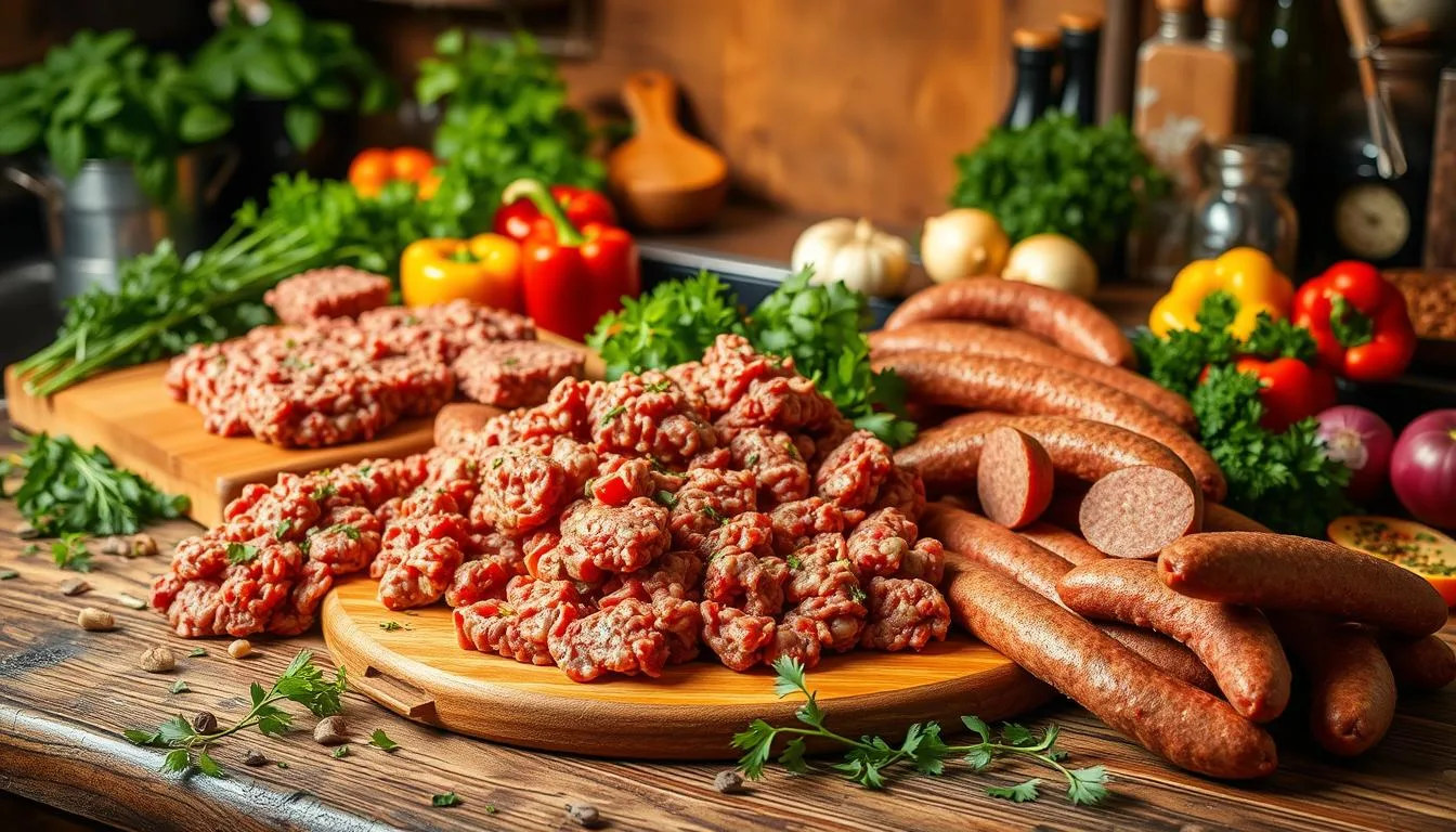 ground beef and sausage recipes