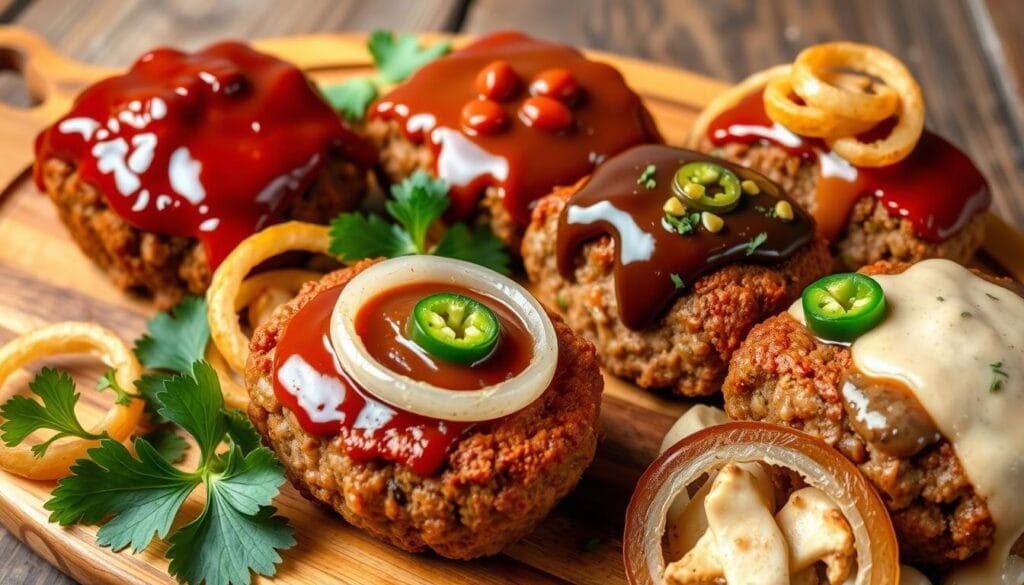 mini meatloaf toppings