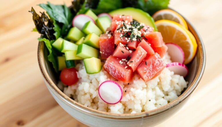 poke bowl recipe no soy sauce