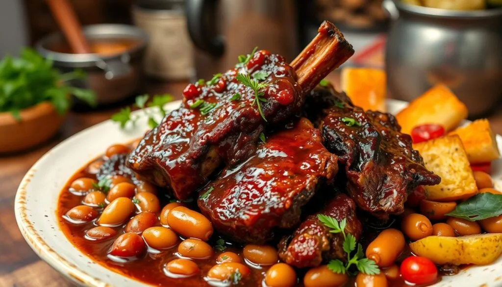 slow-cooked short ribs