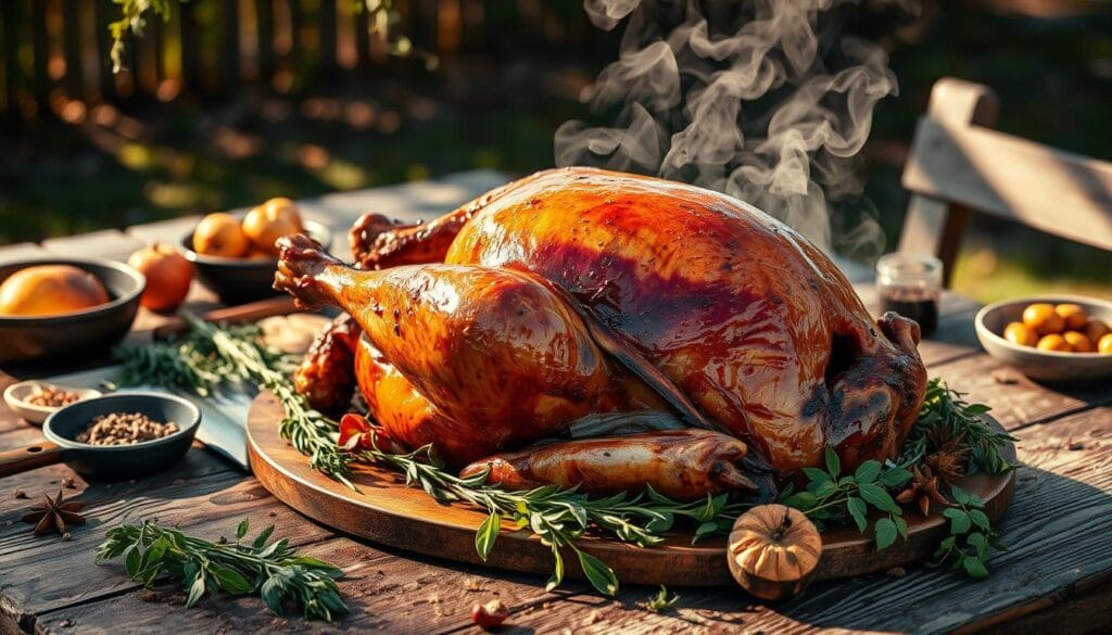 smoked wild turkey