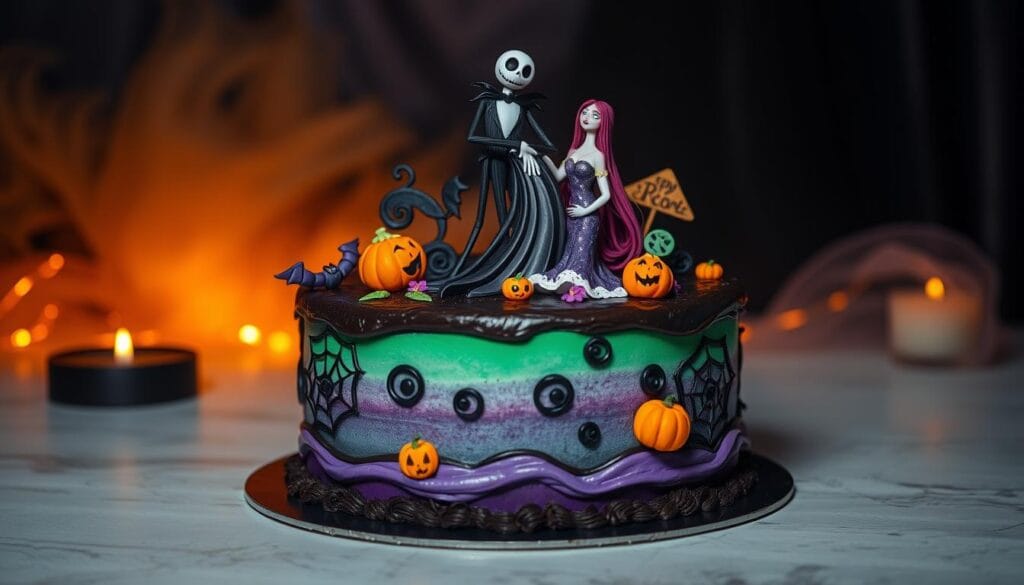 Nightmare Before Christmas Cake Decorating